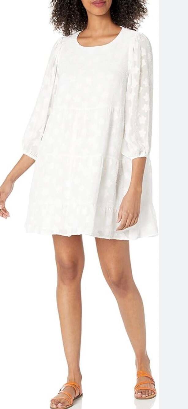Show Me Your Mumu White Portabella Dress Small  Summer Chic